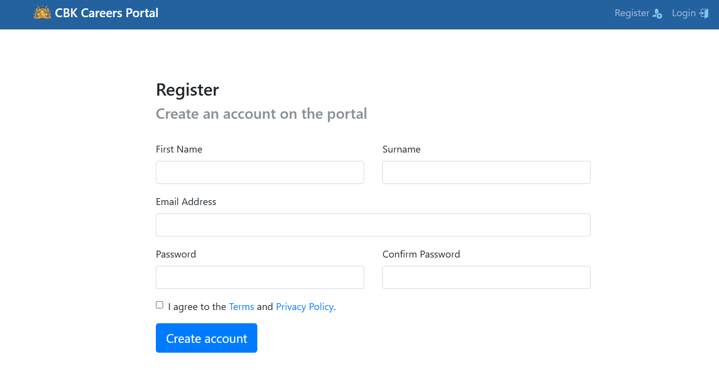 2. Create CBK Job Profile