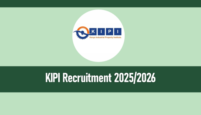 KIPI Recruitment 2026/2027 Jobs Application Form Portal