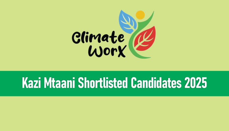 Kazi Mtaani Shortlisted Candidates 2026/2027 PDF Download CRSP Kenya