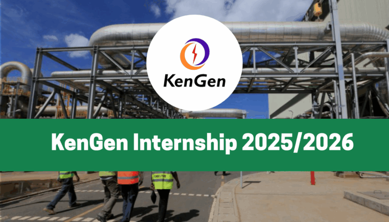 KenGen Internship 2026/2027 Online Application Form Portal
