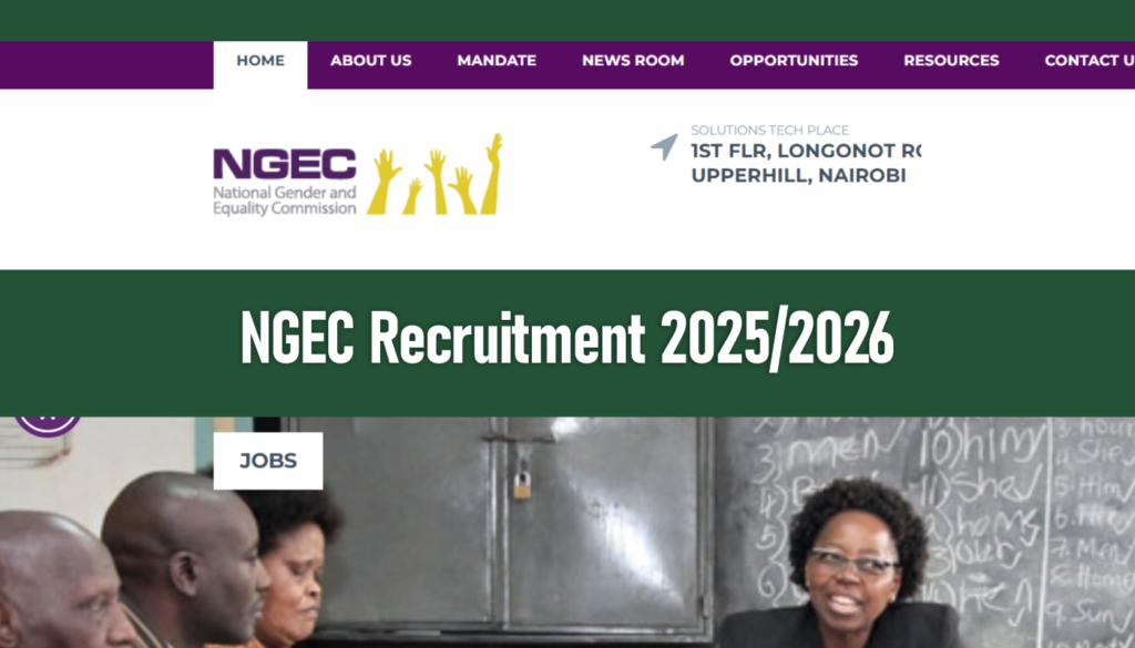 NGEC Recruitment 2026/2027 Jobs & Vacancies Portal, Deadline