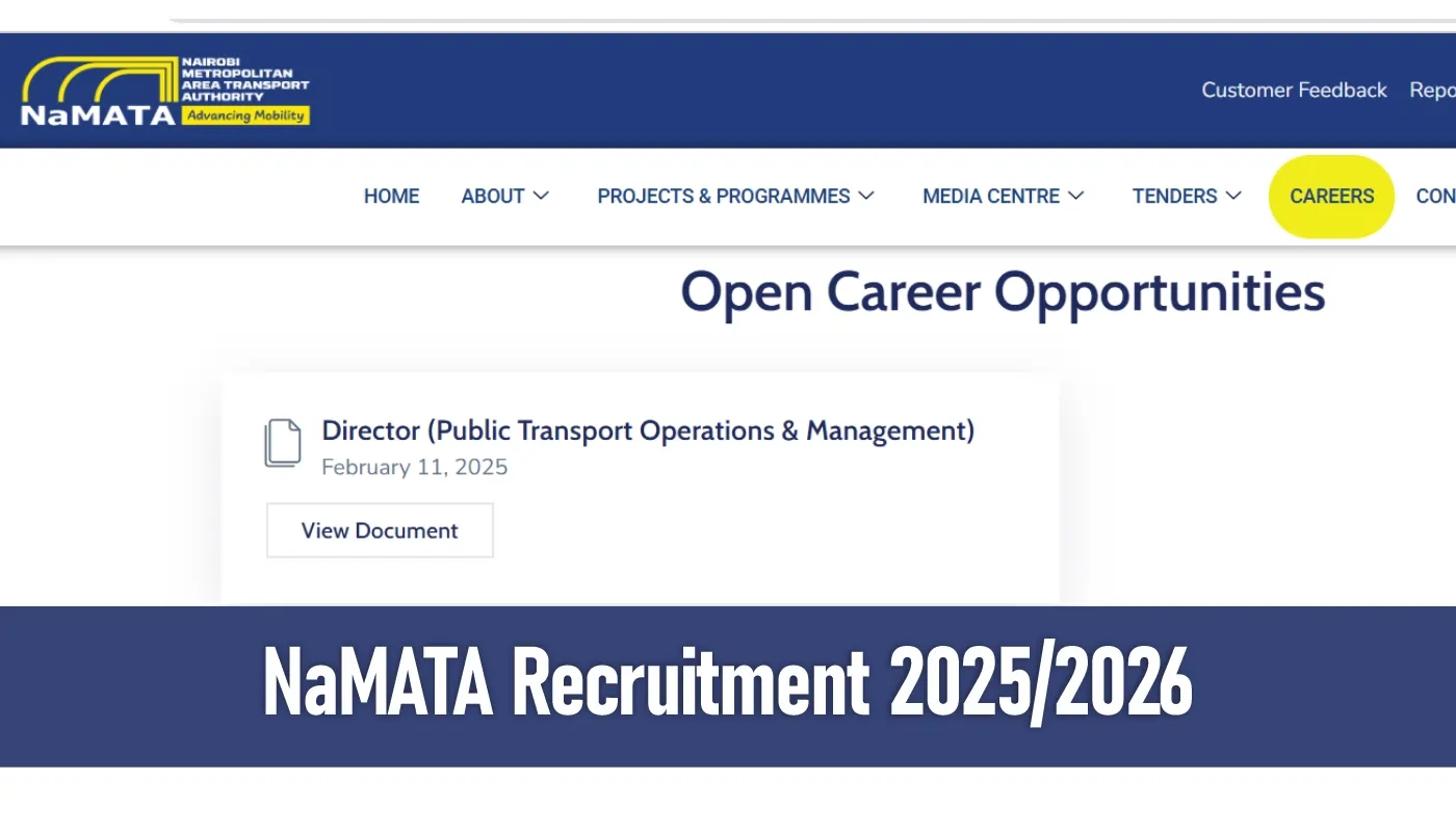 NaMATA Recruitment 2026/2027 Application Form Portal