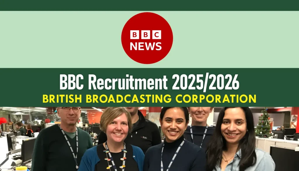 BBC Recruitment 2026/2027 Application Form Portal