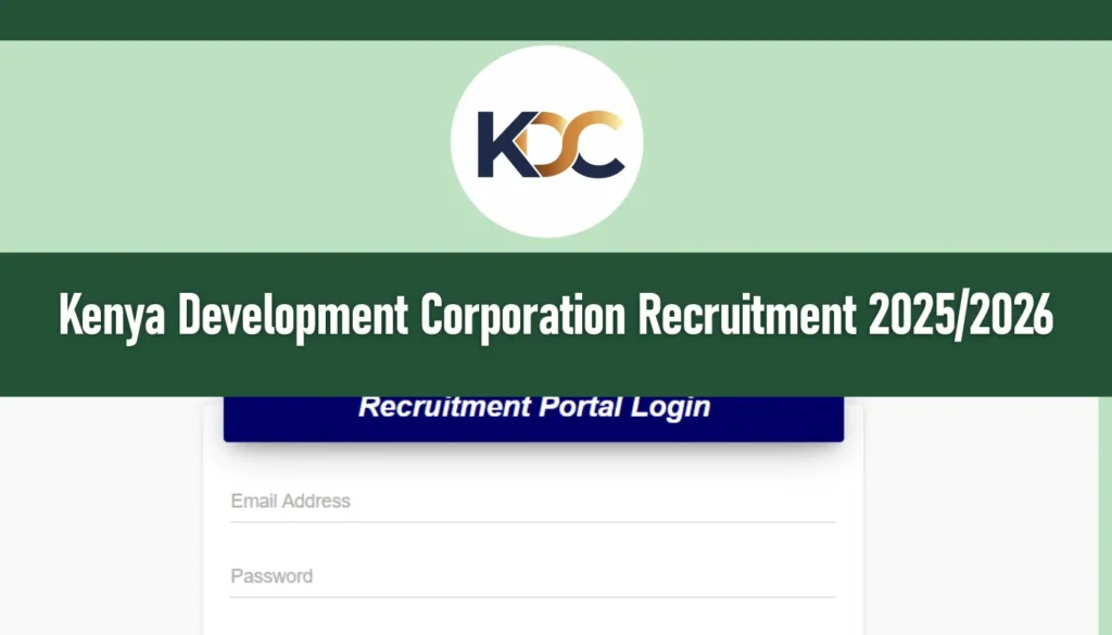 KDC Recruitment 2026/2027 Careers Application Form Portal