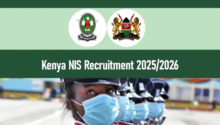 Kenya NIS Recruitment 2026/2027 Vacancies Careers Portal