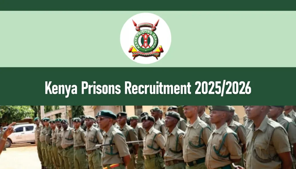 Kenya Prisons Recruitment 2026/2027 Requirements, Dates & Centers