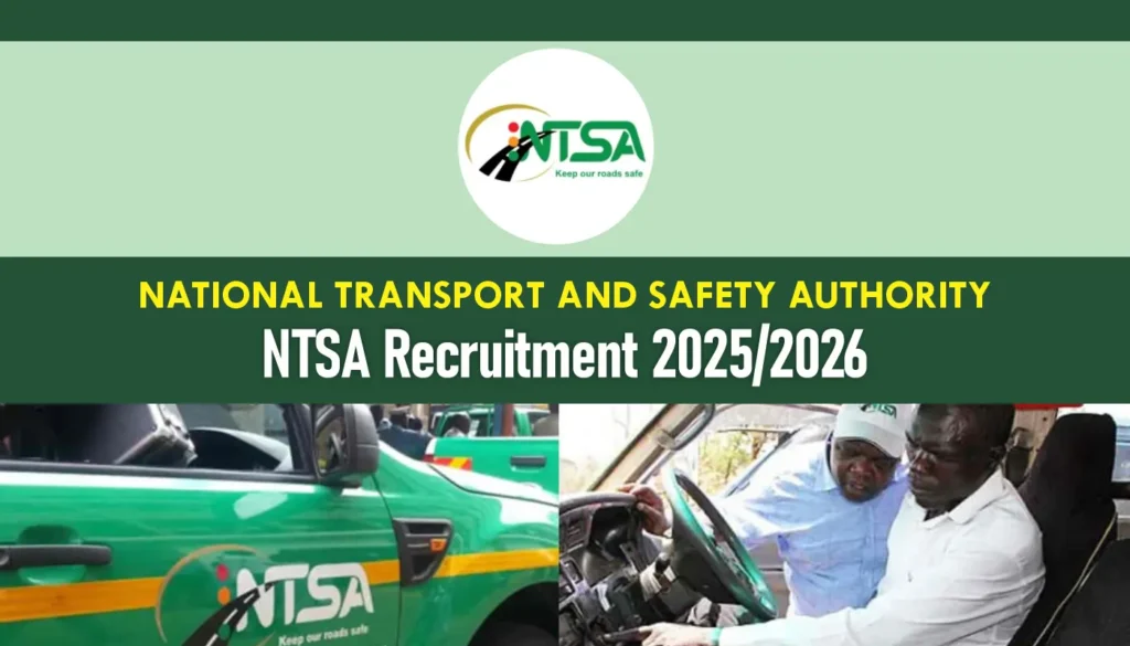 NTSA Recruitment 2026/2027 Job Vacancies Career Portal