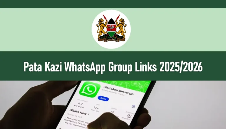 Pata Kazi WhatsApp Group Links 2026: Latest Job Alert Groups in Kenya
