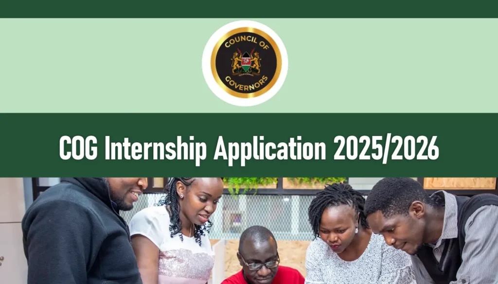 COG Internship 2026/2027 Dates, Application Form Portal