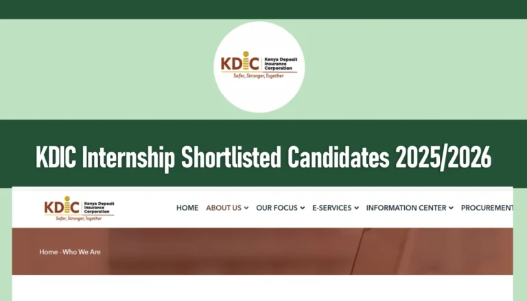 KDIC Internship Shortlisted Candidates 2026 PDF List is Out