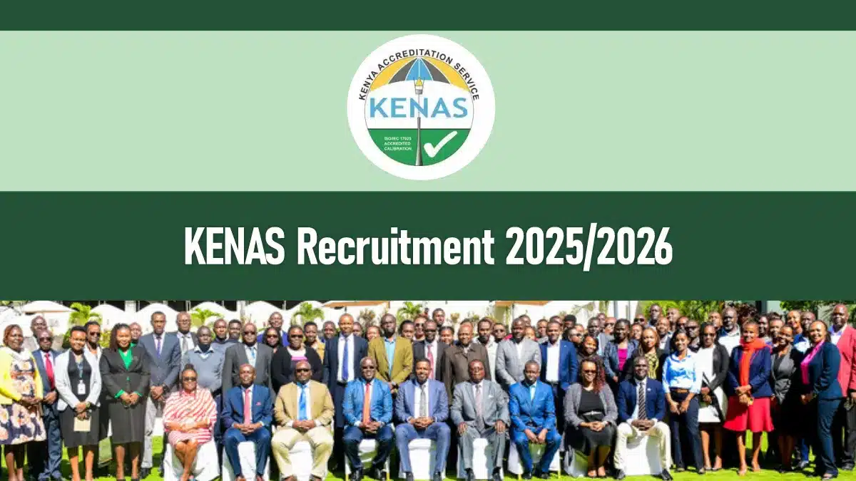 KENAS Recruitment 2026 Ongoing: Portal, Vacancies, Deadline