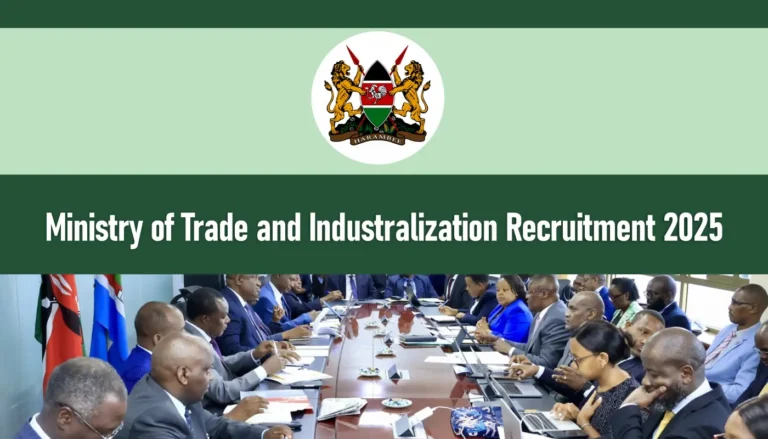 Ministry of Trade Recruitment 2025/2026 Jobs Application Form Portal