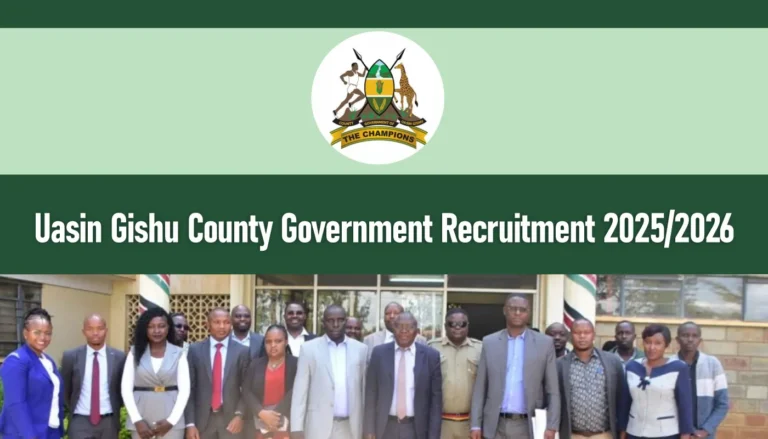 Uasin Gishu County Government Recruitment 2025 Jobs Application Form