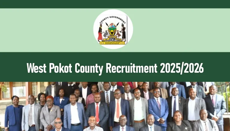 West Pokot County Government Recruitment 2025/2026 Jobs Portal