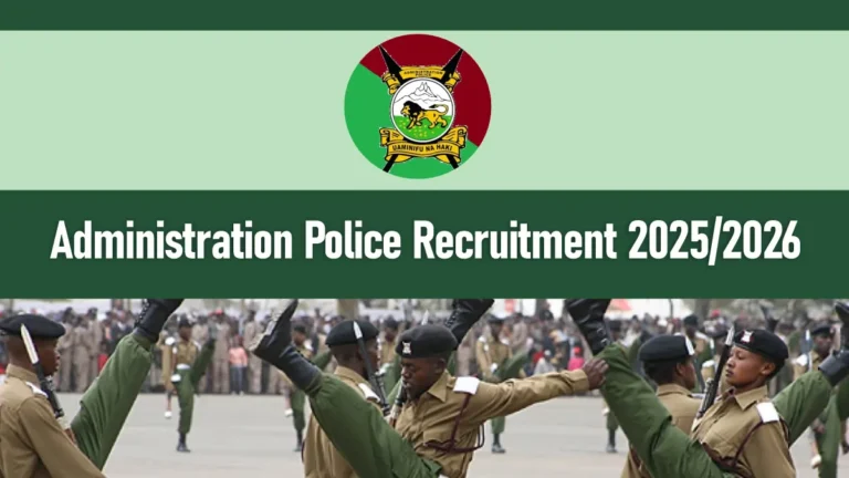 Administration Police Recruitment 2026/2027 Application Form Portal