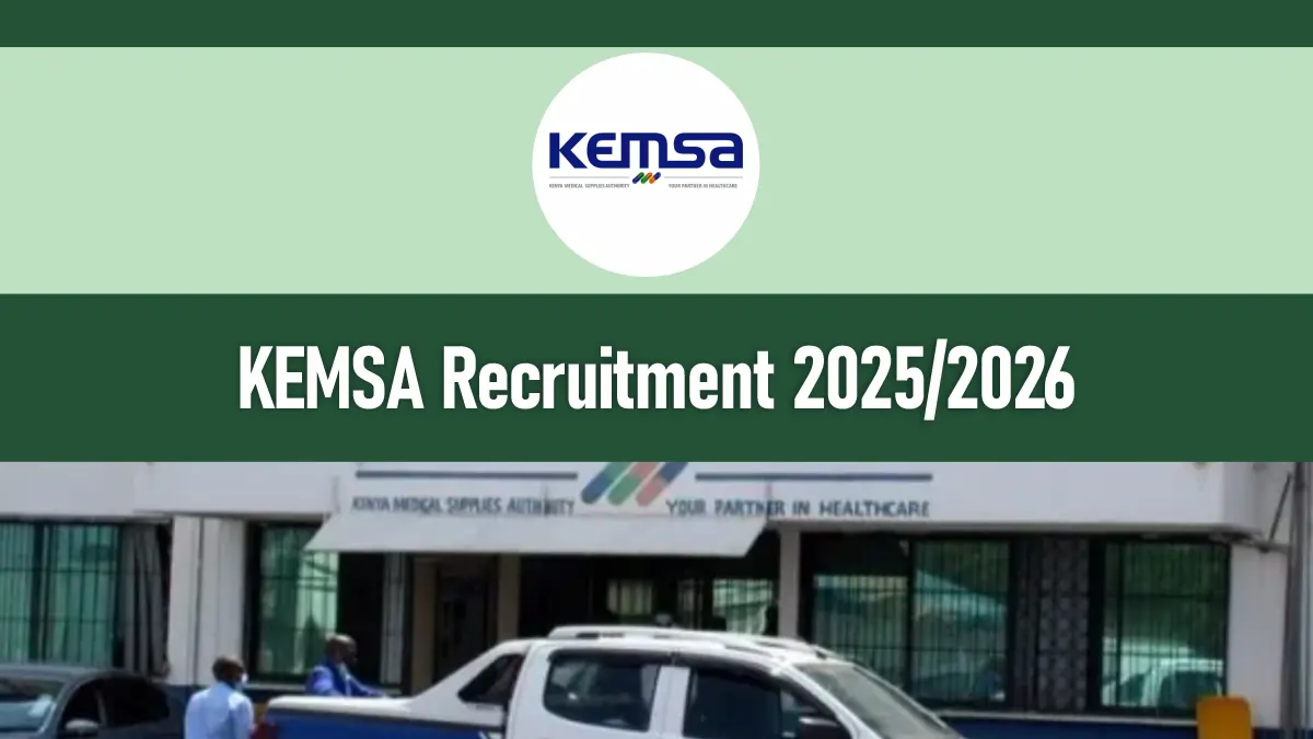 KEMSA Recruitment 2025/2026 Jobs Vacancies Portal
