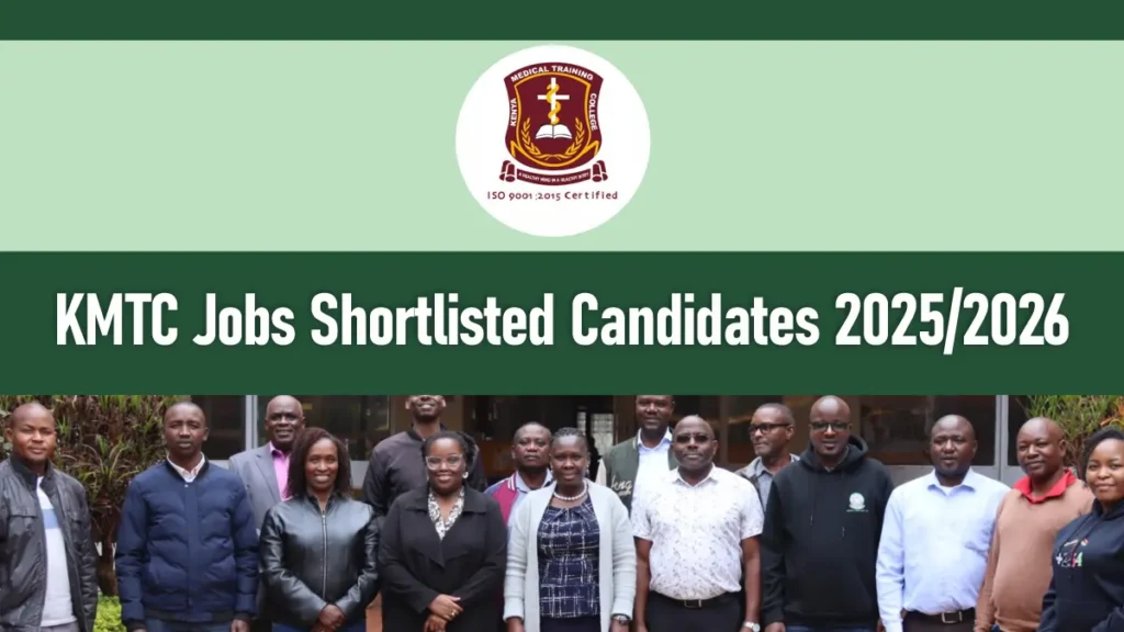 KMTC Jobs Shortlisted Candidates 2026/2027 PDF Download