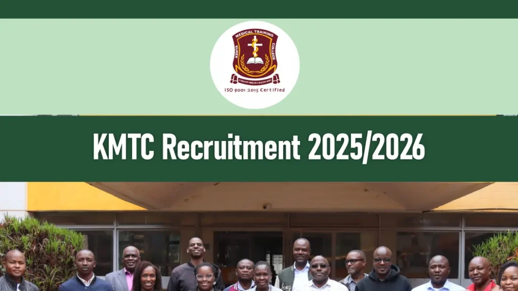 KMTC Recruitment 2026/2027 Jobs Application Form Portal