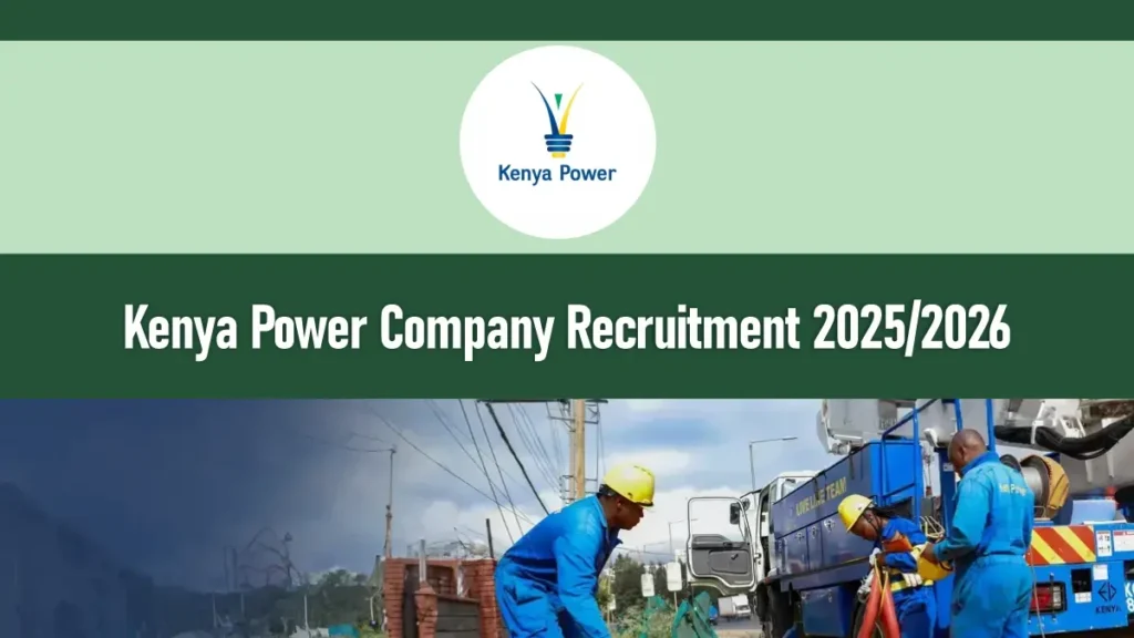 Kenya Power Recruitment 2026/2027 KPLC Jobs Application Portal