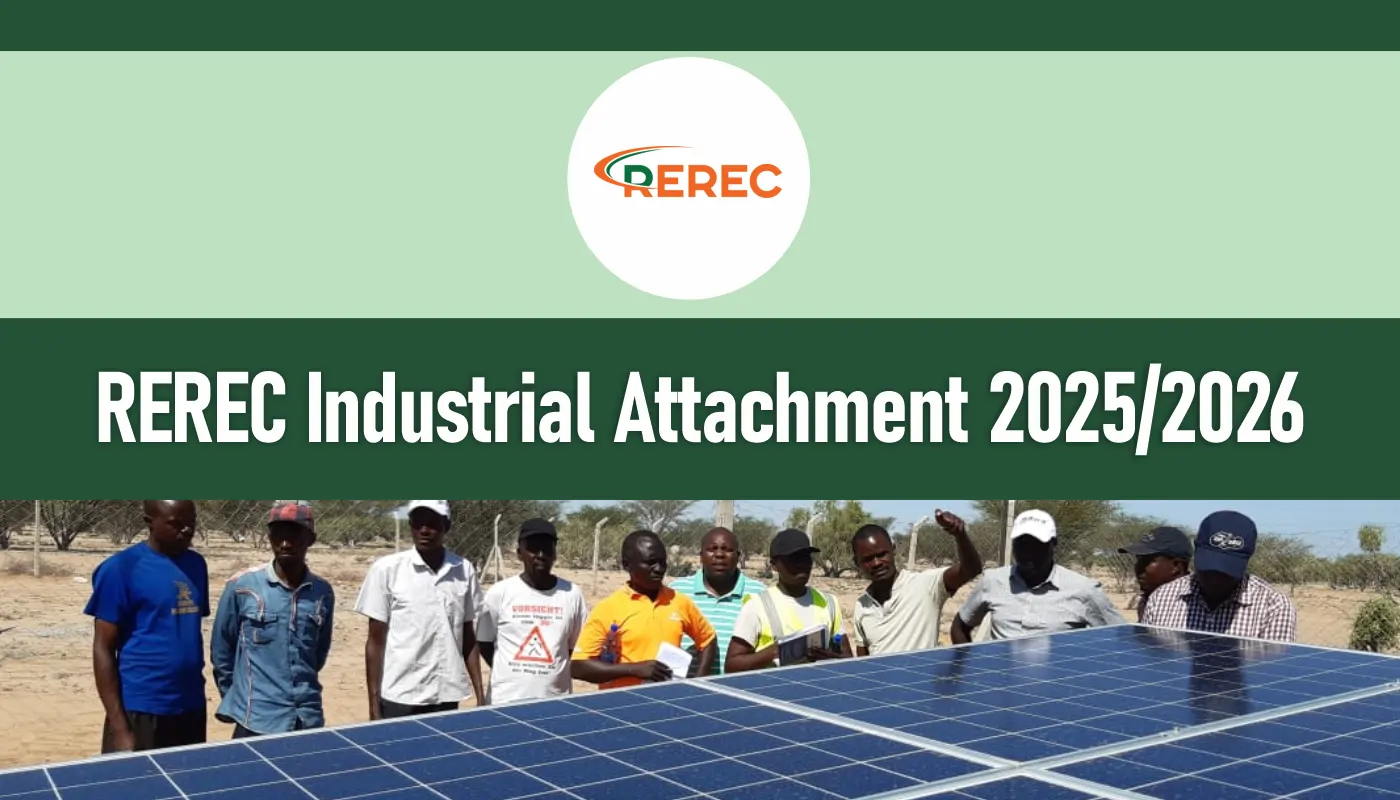 REREC Industrial Attachment 2025/2026 Application Form Portal