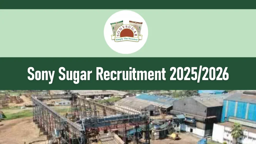 Sony Sugar Recruitment 2026/2027 Jobs Application Portal
