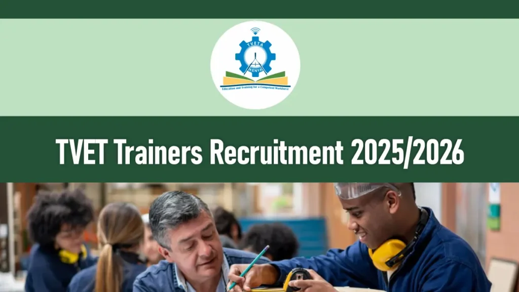 TVET Trainers Recruitment 2026/2027 Application Form Portal