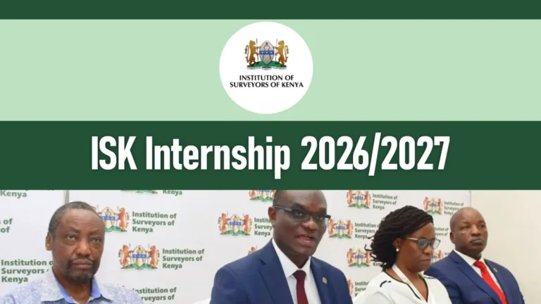ISK Internship 2026/2027 Application Form Portal 