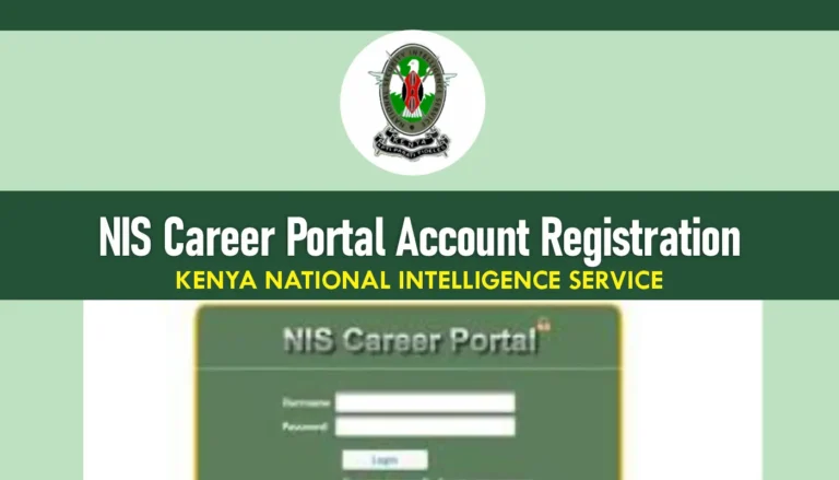 NIS Career Portal Account Registration 2026/2027 Recruitment