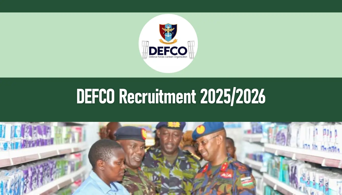 DEFCO Jobs in Kenya 2026/2027 Recruitment Application Portal