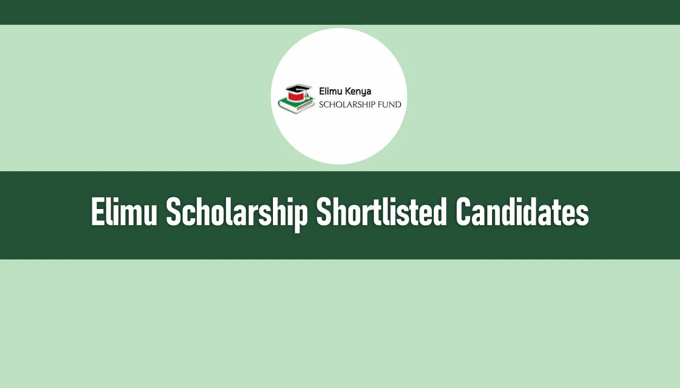 Elimu Scholarship Shortlisted Candidates PDF 2026 Beneficiaries