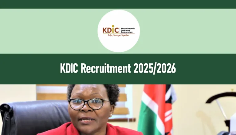 KDIC Recruitment 2026/2027 Vacancies, Application Form Portal