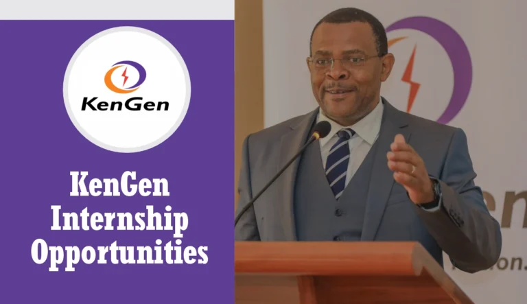 KenGen Internship 2026/2027 Online Application Form Portal