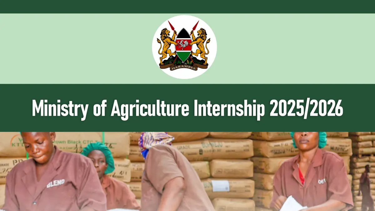 Ministry of Agriculture Internship 2026/2027 Application Portal
