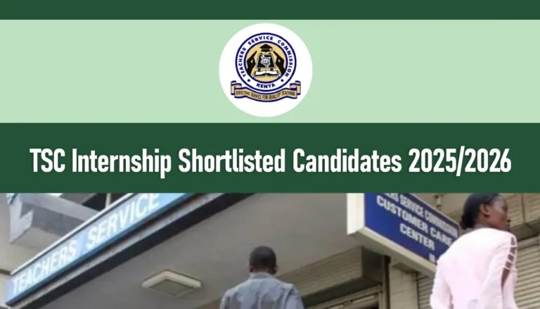 TSC Internship Shortlisted Candidates 2026/2027 PDF is Out
