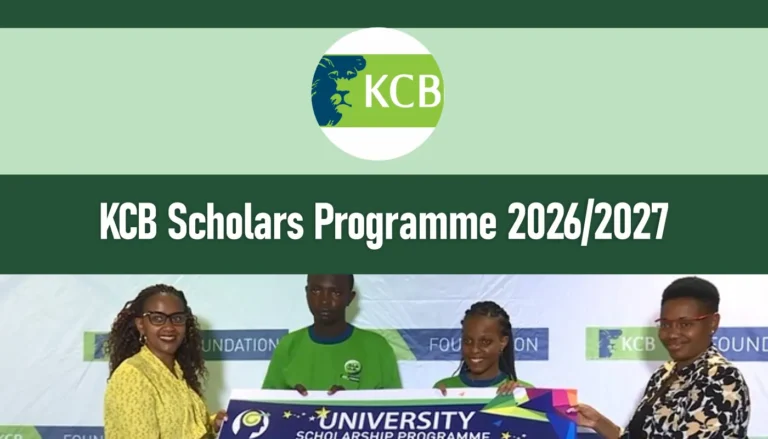 KCB Scholars Programme 2026/2027 Application is Open; Apply