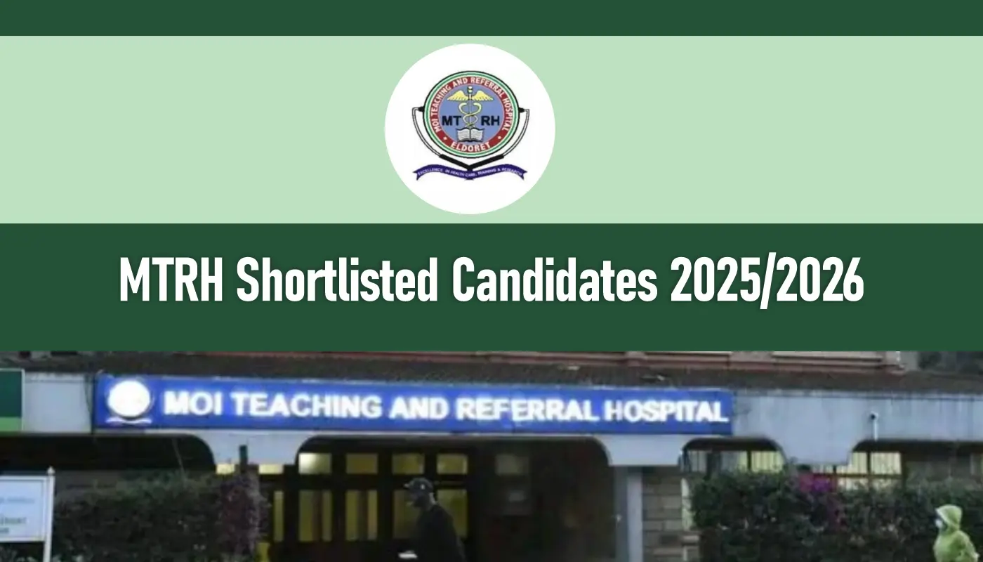 MTRH Shortlisted Candidates 2026/2027 Recruitment PDF