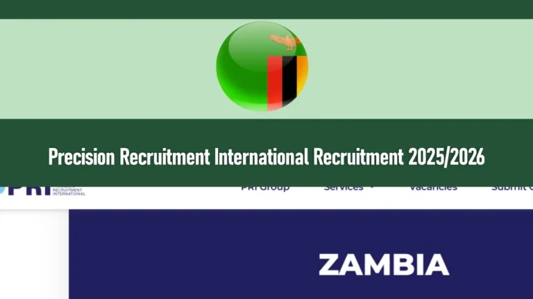 Precision Recruitment International 2026/2027 Application Form Portal