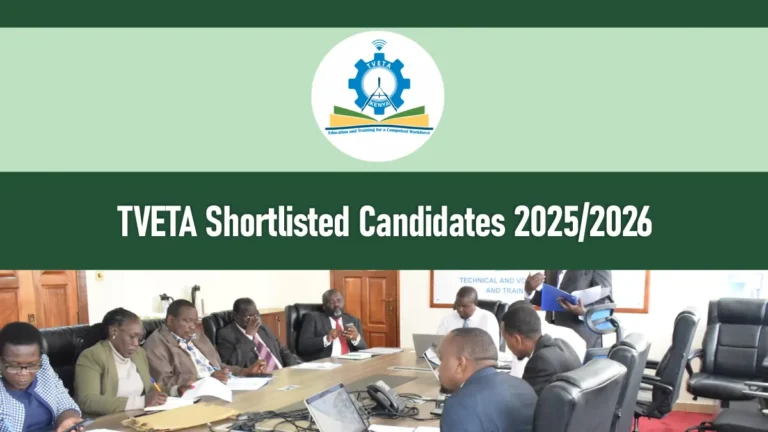 TVETA Shortlisted Candidates 2026/2027 PDF Download is Out
