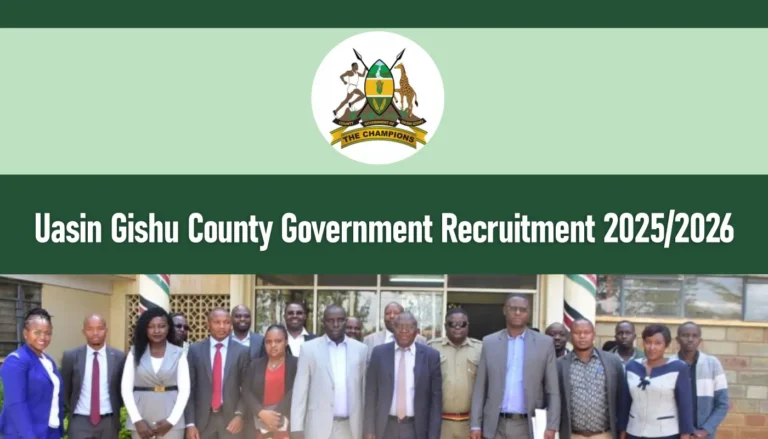 Uasin Gishu County Government Recruitment 2026 Jobs Application Form