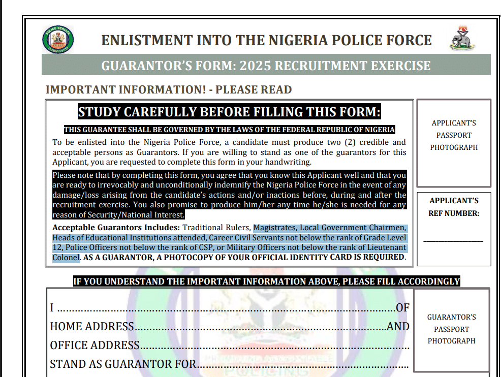 How to Download NPF Guarantor Form 2026/2027
