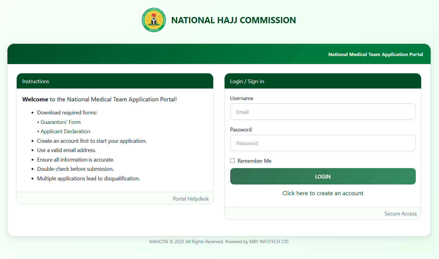 National Haji Commission Recruitment 2026/2027 NAHCON Jobs Portal