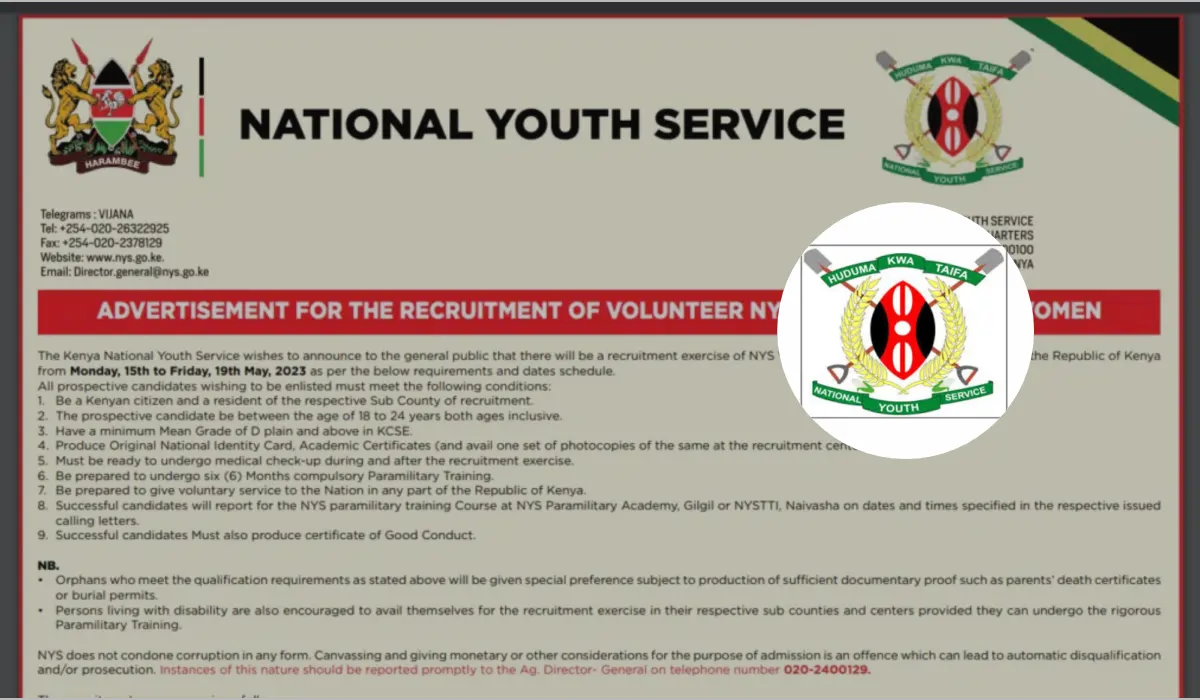 NYS Recruitment 2026 Dates & Centers, Application Form Portal