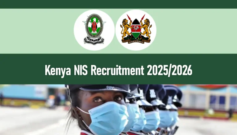 Kenya NIS Recruitment 2026/2027 Career Portal
