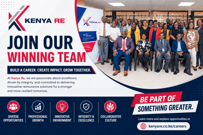 Kenya Reinsurance Recruitment 2026 Application Form, Ongoing