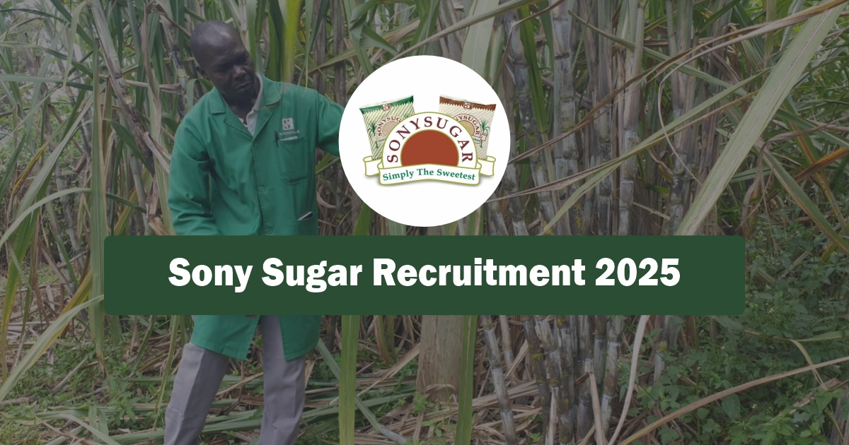 Sony Sugar Recruitment 2026/2027 Jobs Application Portal